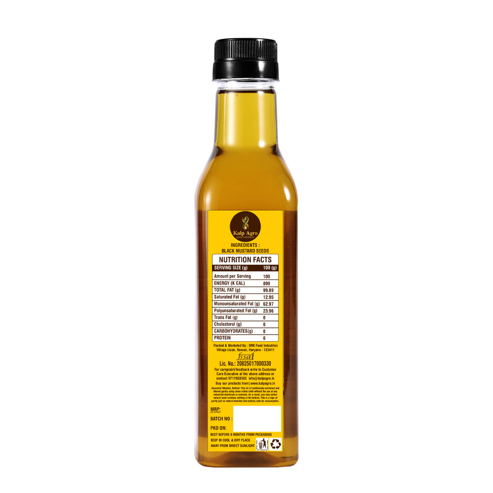 Black Mustard- Cold Pressed Oil